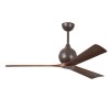 Ventilateur de plafond Irene-3 152cm Bronze Noyer ATLAS FAN IR3-TB-WA-60