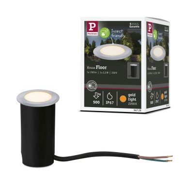 Spot Extérieur Lumière 2,2W Alu Rond 2200K Paulmann 94726