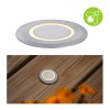 Spot Extérieur Lumière 2,2W Alu Rond 2200K cercle lumineux Paulmann 94727