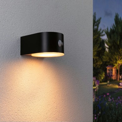 Applique Extérieur Solar Eileen 5,5W Noir 2200K Paulmann 94730