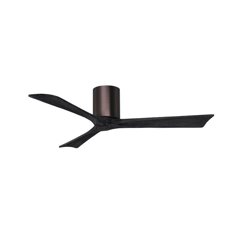 Ventilateur de Plafond Irene-3H 132cm Bronze Huilé Noir ATLAS FAN IR3H-BB-BK-52