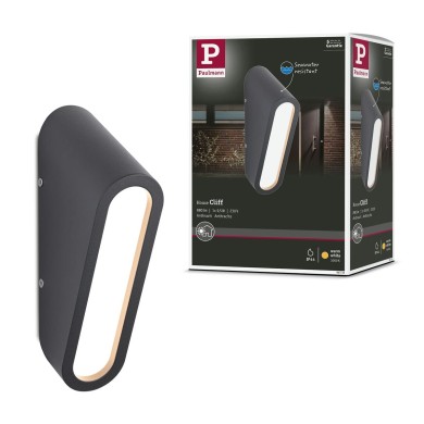 Applique Extérieur Cliff 9,5W Anthracite Paulmann 94733