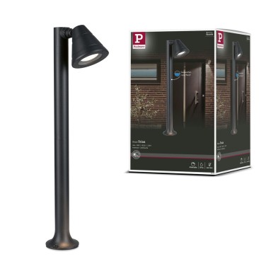 Borne Potelet Extérieur Trian 35W MAX GU10 Anthracite Paulmann 94735