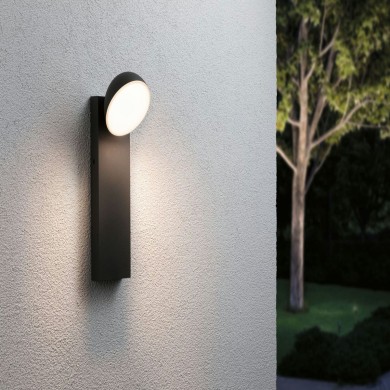 Applique Extérieur Puka 8,5W Anthracite Rond 3000K Paulmann 94738