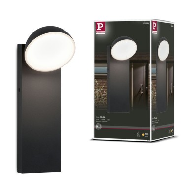 Applique Extérieur Puka 8,5W Anthracite Rond 3000K Paulmann 94738