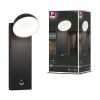 Applique Extérieur Puka 8,5W Anthracite Rond 3000K détecteur de mouvement Paulmann 94739
