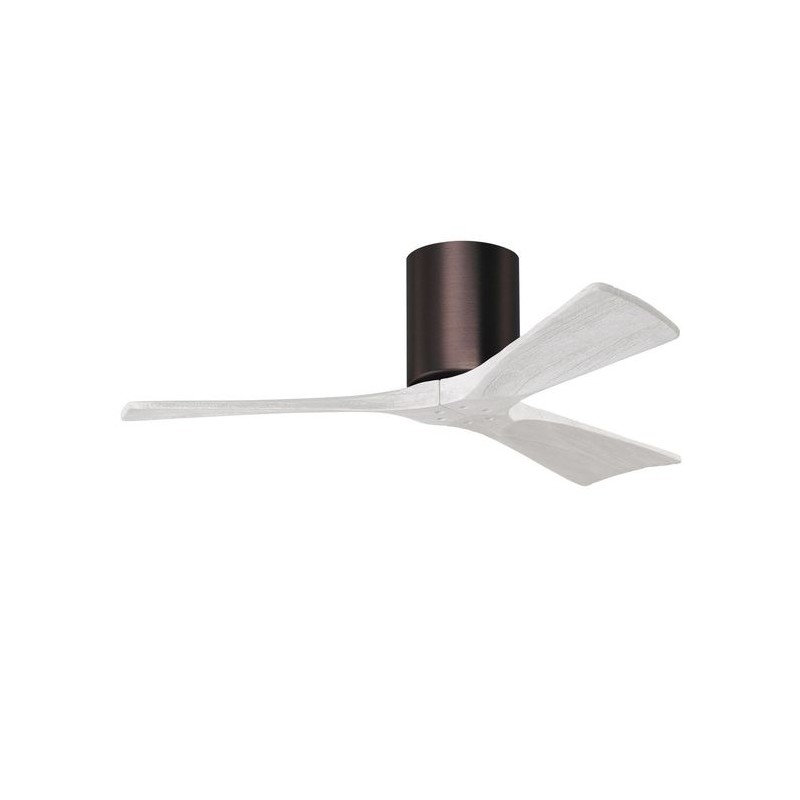 Ventilateur de Plafond Irene-3H 106cm Bronze Huilé Blanc ATLAS FAN IR3H-BB-MWH-42