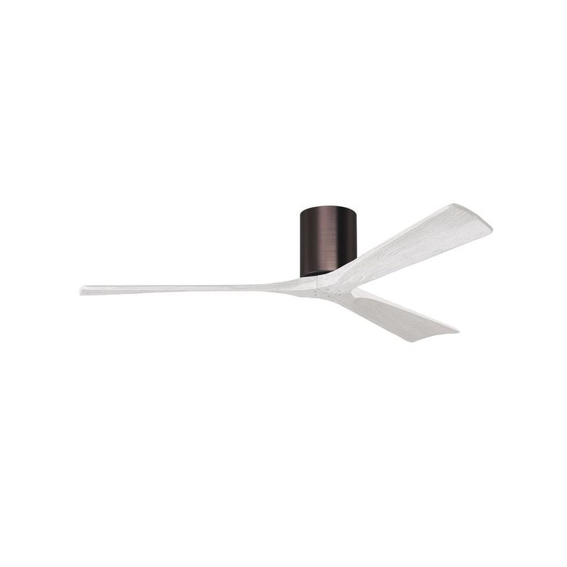 Ventilateur de Plafond Irene-3H 152cm Bronze Huilé Blanc ATLAS FAN IR3H-BB-MWH-60