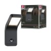 Applique Extérieur Kulma 7,5W Anthracite 3000K détecteur mouvement crépusculaire Paulmann 94745