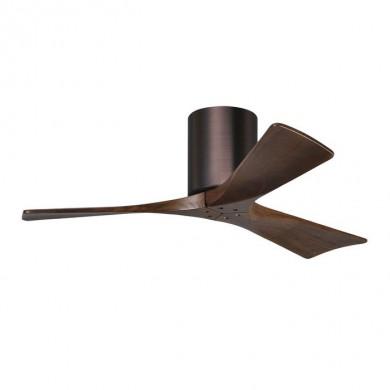 Ventilateur de Plafond Irene-3H 106cm Bronze Noyer ATLAS FAN IR3H-BB-WA-42