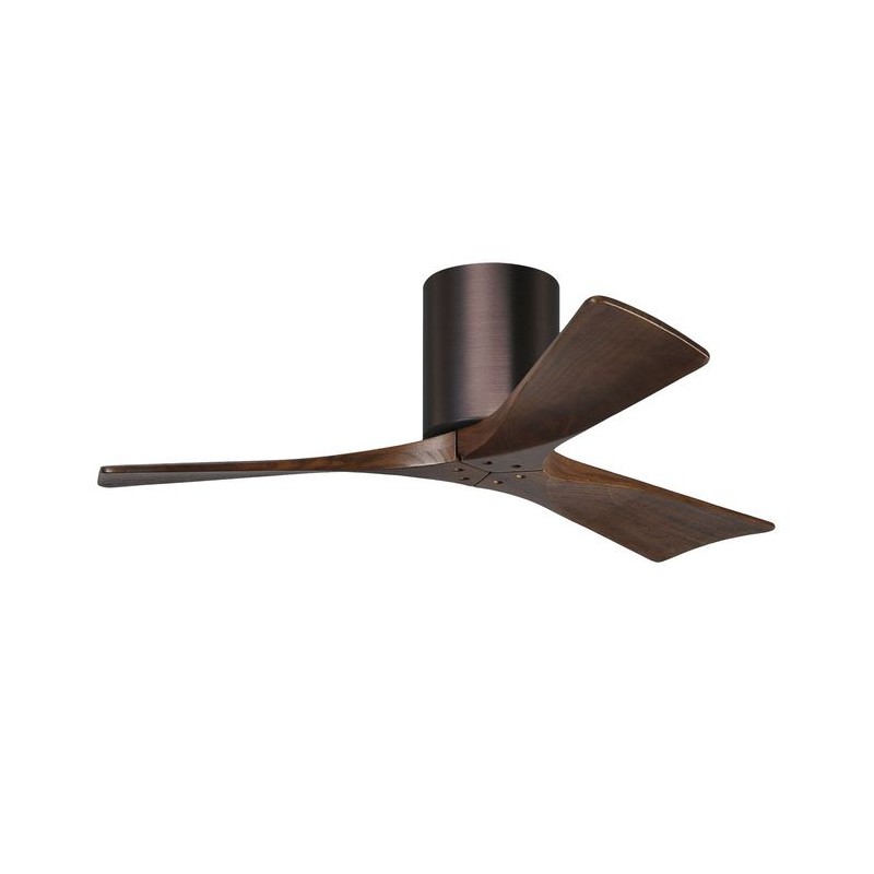 Ventilateur de Plafond Irene-3H 106cm Bronze Noyer ATLAS FAN IR3H-BB-WA-42