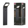 Borne Potelet Extérieur Kulma 7,5W Anthracite 3000K détecteur mouvement crépusculaire Paulmann 94747