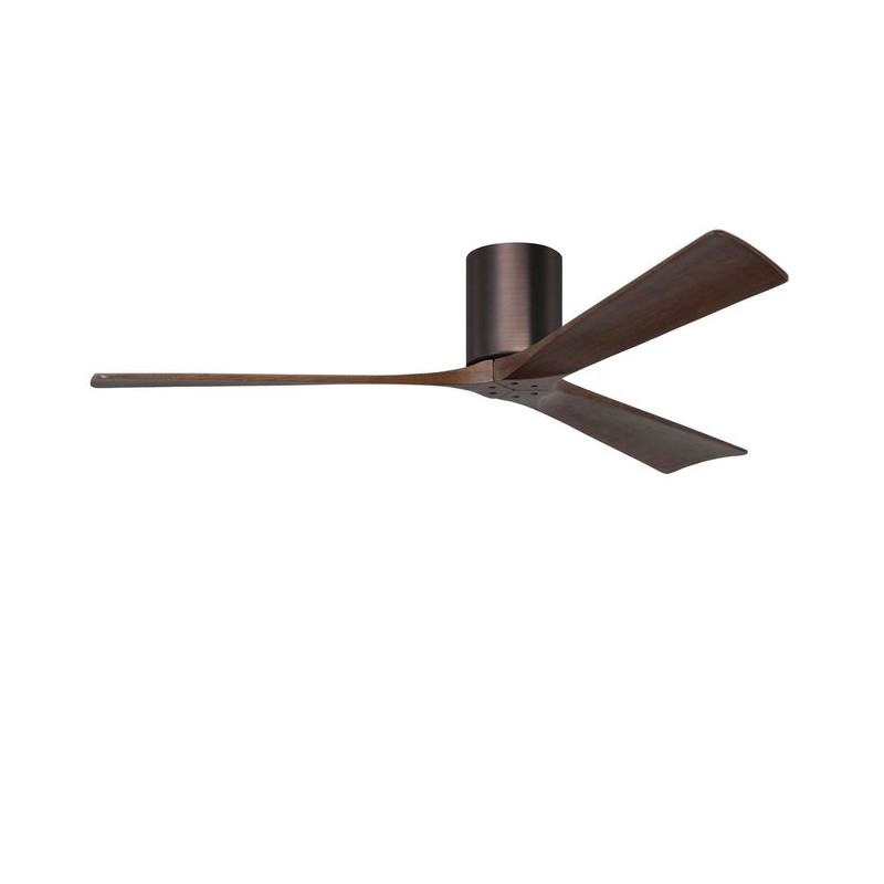 Ventilateur de Plafond Irene-3H 152cm Bronze Noyer ATLAS FAN IR3H-BB-WA-60