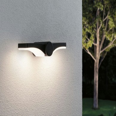 Applique Extérieur Pekana 2x6W Anthracite Paulmann 94766