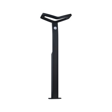 Borne Potelet Extérieur Alara 10W Anthracite Carré 3000K Paulmann 94796