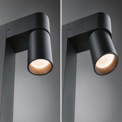 Borne Potelet Extérieur Kimu 2x8W Anthracite Paulmann 94824