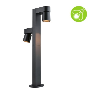 Borne Potelet Extérieur Kimu 2x7,8W Anthracite Paulmann 94825