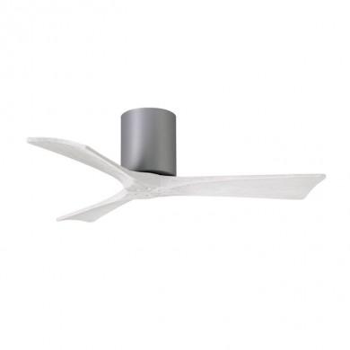 Ventilateur de Plafond Irene-3H 106cm Nickel Blanc ATLAS FAN IR3H-BN-MWH-42