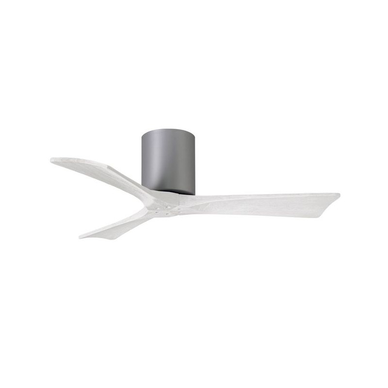 Ventilateur de Plafond Irene-3H 106cm Nickel Blanc ATLAS FAN IR3H-BN-MWH-42