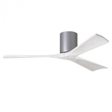 Ventilateur de Plafond Irene-3H 132cm Nickel Blanc ATLAS FAN IR3H-BN-MWH-52