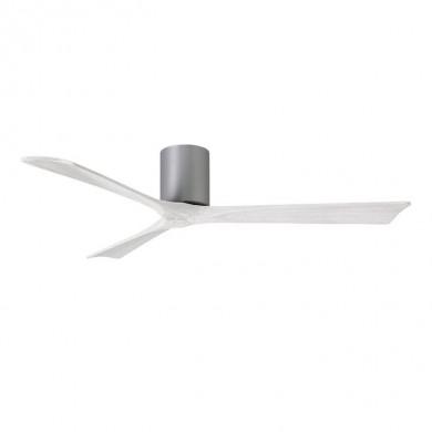 Ventilateur de Plafond Irene-3H 152cm Nickel Blanc MAT_IR3H-BN-MWH-60 IR3H-BN-MWH-60 Ventilateur de Plafond Irene-3H 152cm Nickel Blanc ATLAS FAN IR3H-BN-MWH-60