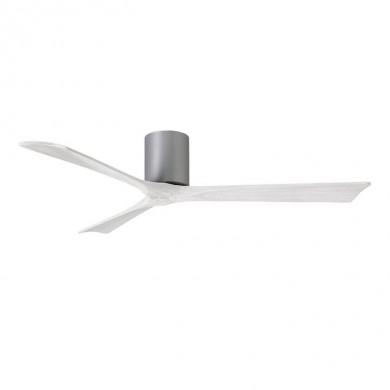 Ventilateur de Plafond Irene-3H 152cm Nickel Blanc ATLAS FAN IR3H-BN-MWH-60