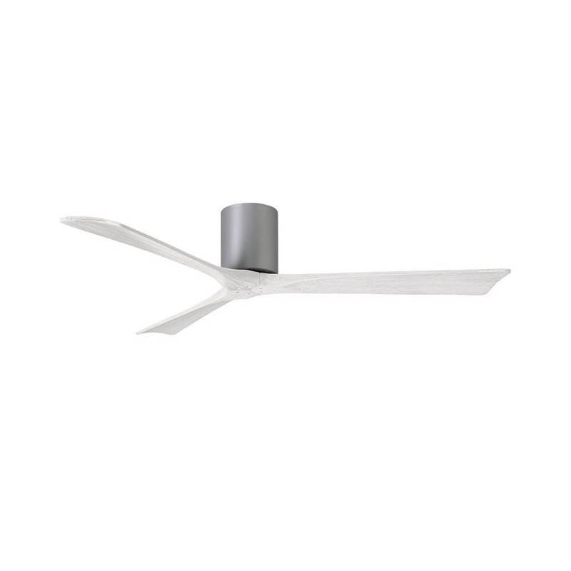 Ventilateur de Plafond Irene-3H 152cm Nickel Blanc ATLAS FAN IR3H-BN-MWH-60