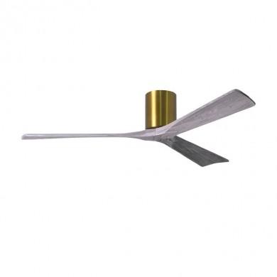 Ventilateur de Plafond Irene-3H 152cm Laiton Bois vieilli ATLAS FAN IR3H-BRBR-BW-60