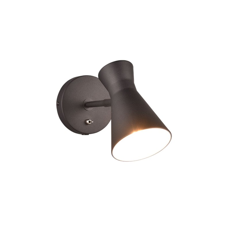 Applique ENZO 1x10W E27 Noir mat TRI_R20781732 R20781732 Applique ENZO 1x10W E27 Noir mat R20781732