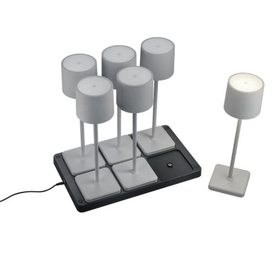 Lampe de table FERNANDEZ 6x1W LED Gris Ultimate  R54096677