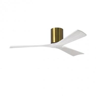 Ventilateur de Plafond Irene-3H 132cm Laiton Blanc ATLAS FAN IR3H-BRBR-MWH-52