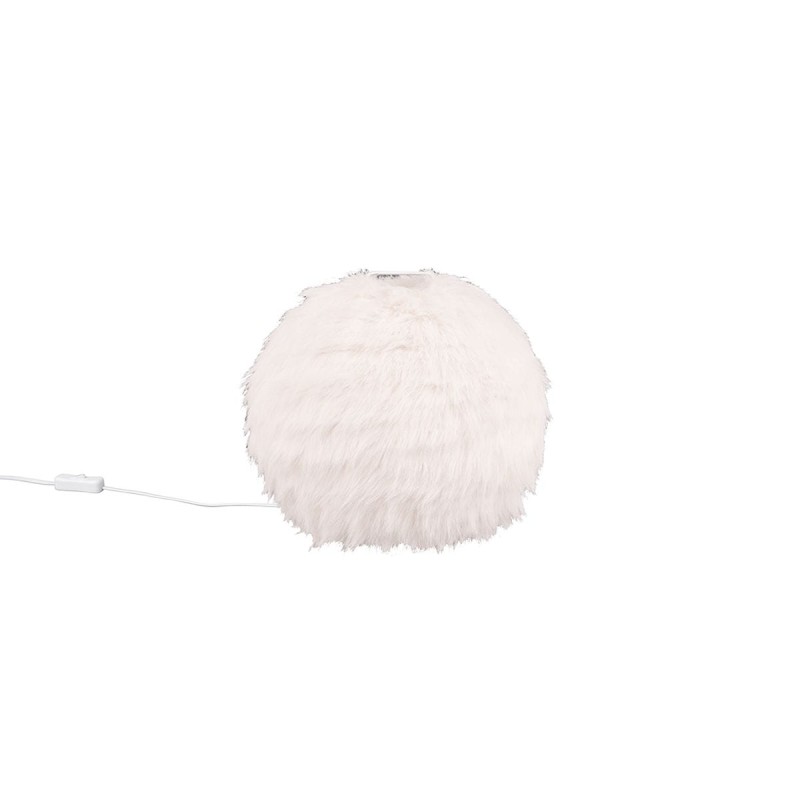 Lampe de table FURRY 1x10W E14 Blanc  R51581001