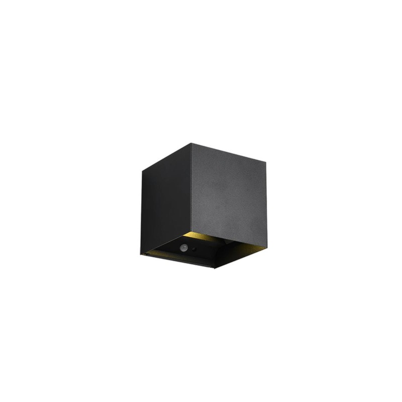 Applique Extérieur TALENT 2x1W LED Noir mat Carré TRI_R27759132 R27759132 Applique Extérieur TALENT 2x1W LED Noir mat Carré R27759132