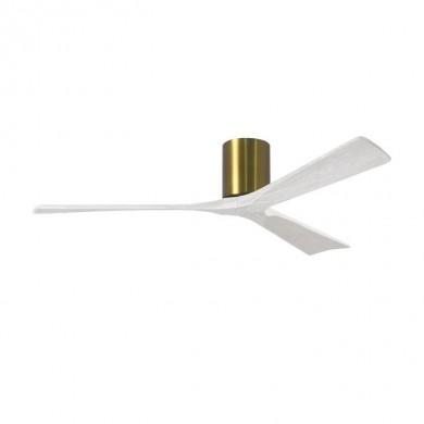 Ventilateur de Plafond Irene-3H 152cm Laiton Blanc ATLAS FAN IR3H-BRBR-MWH-60