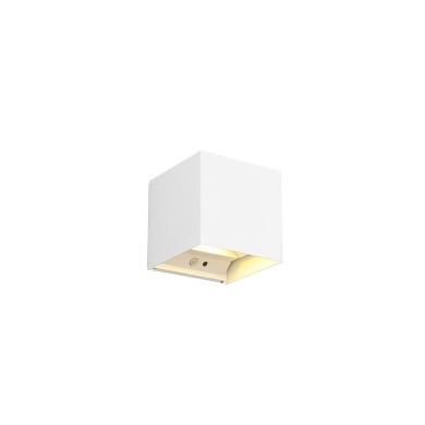 Applique Extérieur TALENT 2x1W LED Blanc mat Carré  R27759131
