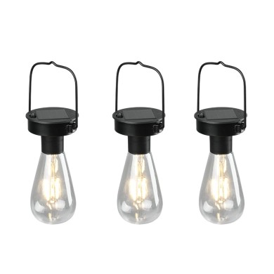 Suspension Extérieur CAMPUS 3x1W LED Noir mat  R35146132
