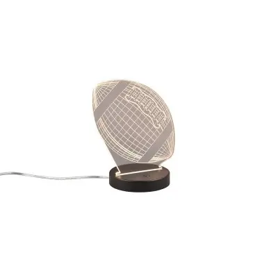 Lampe de table FOOTBALL 1x3W LED Noir mat TRIO LIGHTING R52821132