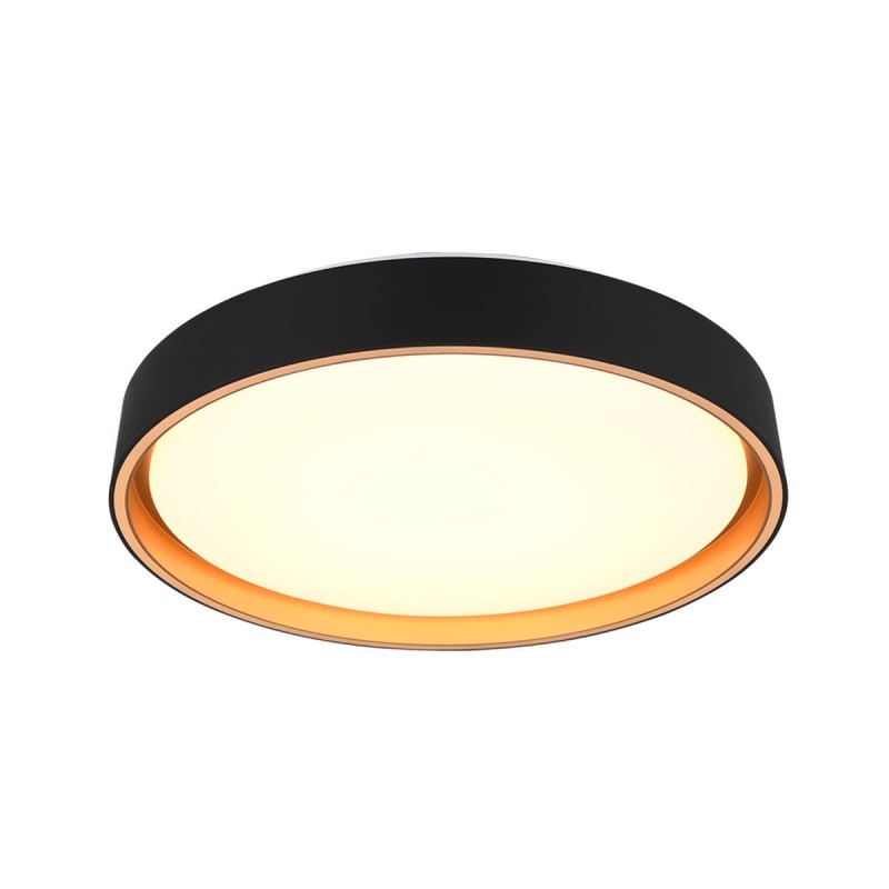 Plafonnier FELIS 1x24W LED Noir et Or TRI_R64391080 R64391080 Plafonnier FELIS 1x24W LED Noir et Or R64391080