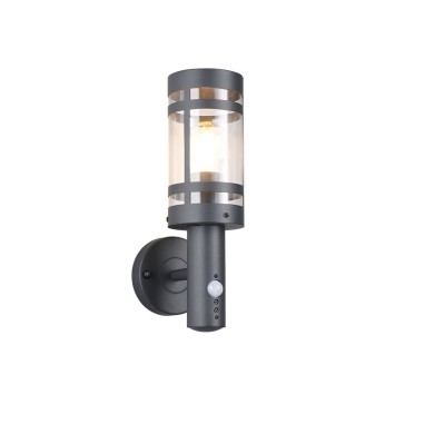 Applique Extérieur PALOMA 1x28W E27 Anthracite Détecteur de mouvement  R21719142
