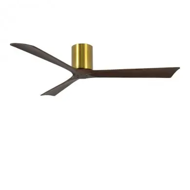 Ventilateur de Plafond Irene-3H 152cm Laiton Noyer MAT_IR3H-BRBR-WA-60 IR3H-BRBR-WA-60 Ventilateur de Plafond Irene-3H 152cm Laiton Noyer ATLAS FAN IR3H-BRBR-WA-60
