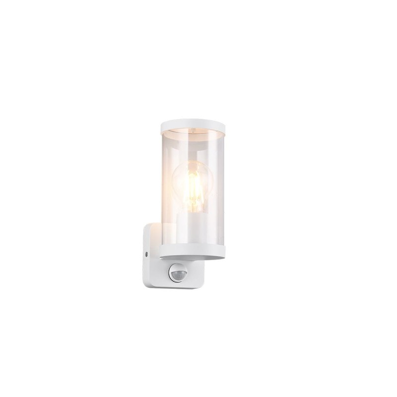 Applique Extérieur BONITO 1x28W E27 Blanc mat Détecteur de mouvement  R21599131