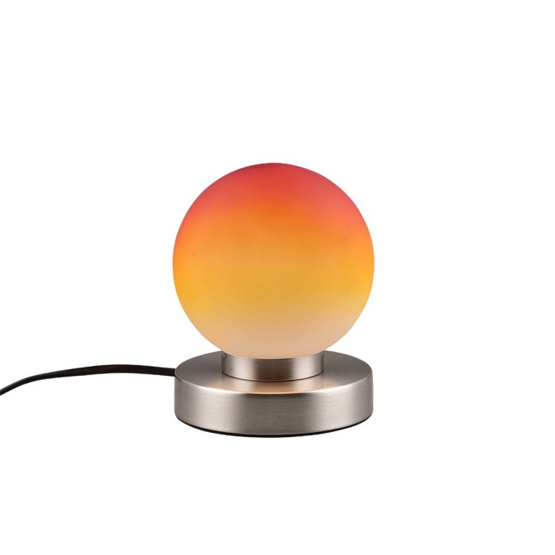 Lampe de table PRINZ II 1x40W E14 Nickel mat Orange  R54011018