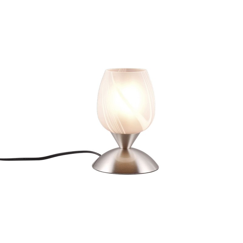 Lampe de table CUP II 1x40W E14 Nickel mat marbré TRI_R59441001 R59441001 Lampe de table CUP II 1x40W E14 Nickel mat marbré R59441001