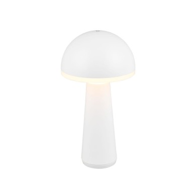 Lampe de table Extérieur FUNGO 1x2W LED Blanc mat  R57716131