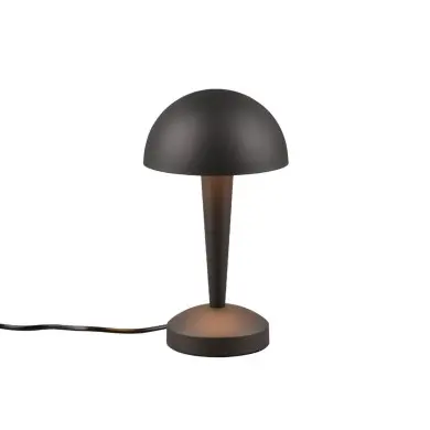 Lampe de table CANARIA 1x40W E14 LED Noir et Or TRIO LIGHTING R59561180