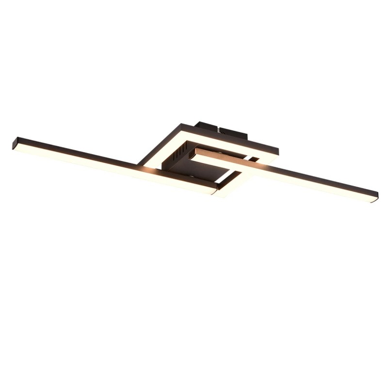 Plafonnier VIALE 1x17W LED Noir mat TRI_R67303132 R67303132 Plafonnier VIALE 1x17W LED Noir mat R67303132