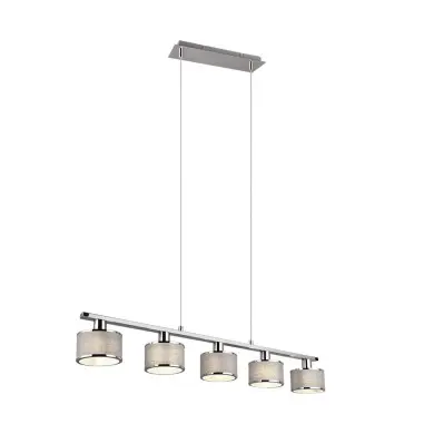 Suspension KAPRUN 5x28W E14 Chrome TRIO LIGHTING 311600506