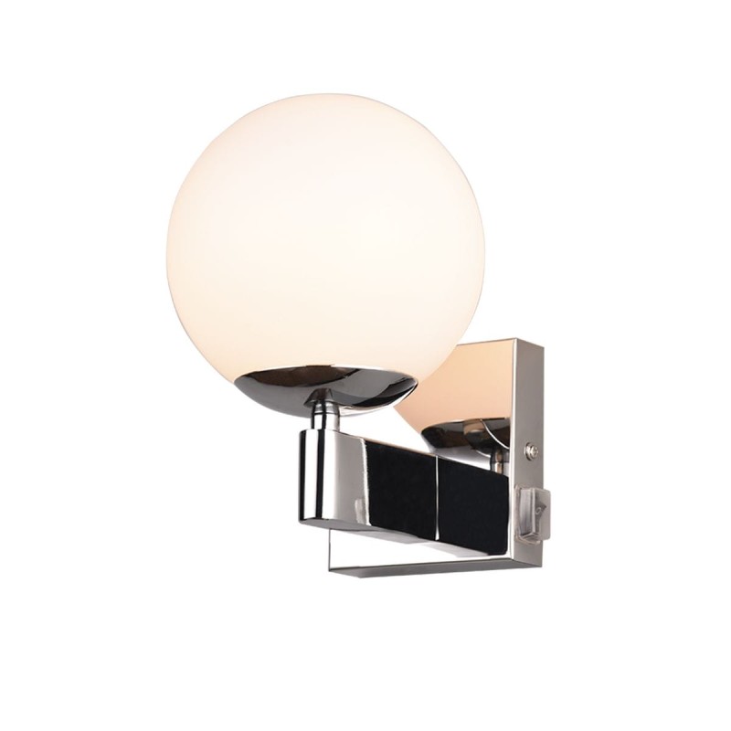 Applique Salle de bain KULA 1x10W E14 Chrome TRI_284270106 284270106 Applique Salle de bain KULA 1x10W E14 Chrome 284270106