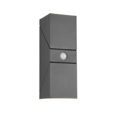 Applique Extérieur AVON 2x7W LED Anthracite Détecteur de mouvement  270669242