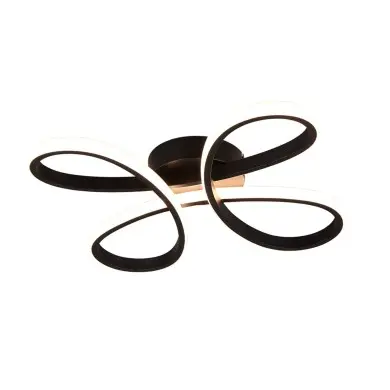 Plafonnier FLY 1x22W LED Noir mat TRIO LIGHTING 645610132